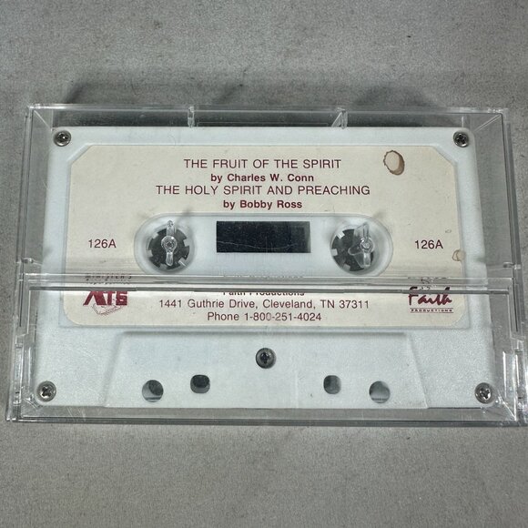 The Fruit Of The Spirit & The Holy Spirit And Preaching Cassette Tape - Picture 1 of 2